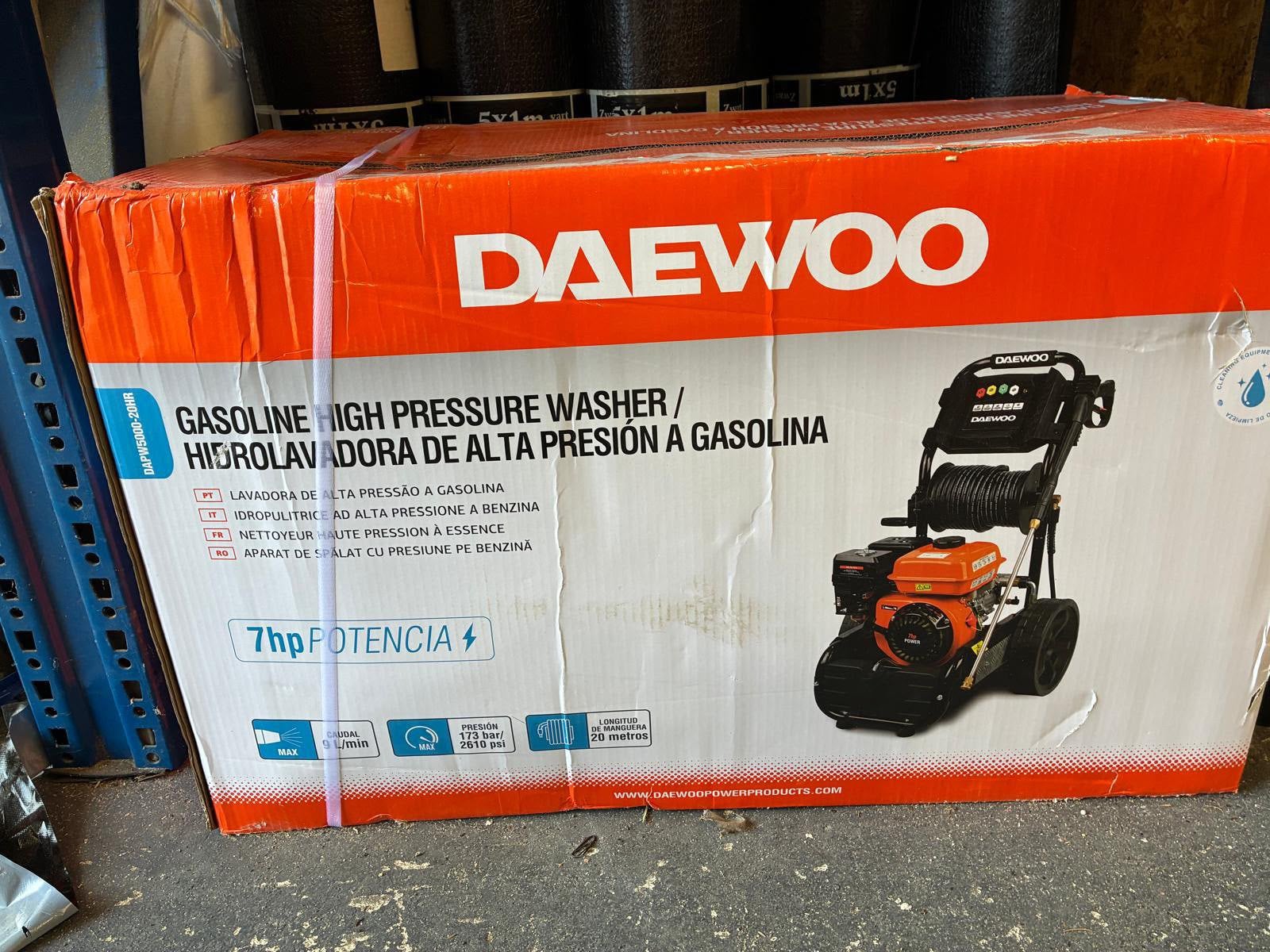 Nieuw! Hogedrukreiniger op benzine Daewoo., Ophalen of Verzenden, Nieuw