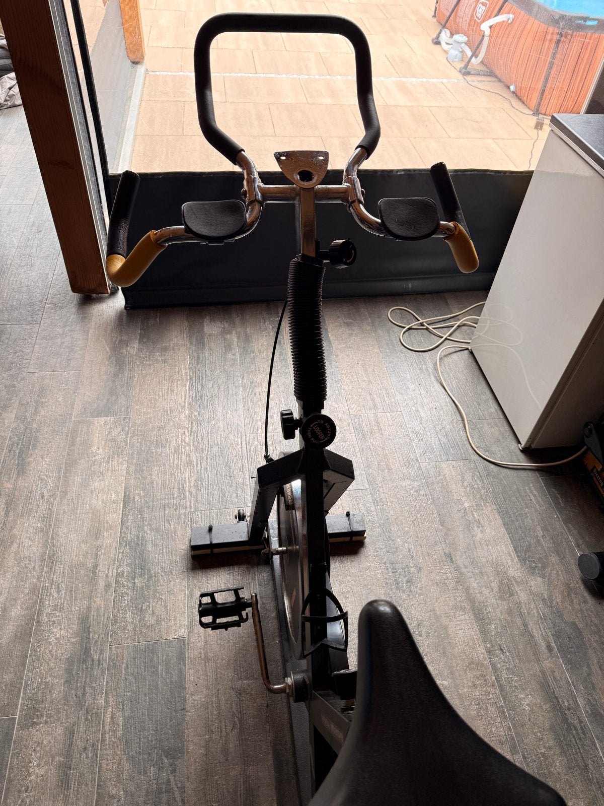 Spinningfiets - Ideaal voor thuistraining, Sport en Fitness, Ophalen, Gebruikt, Spinningfiets, Metaal
