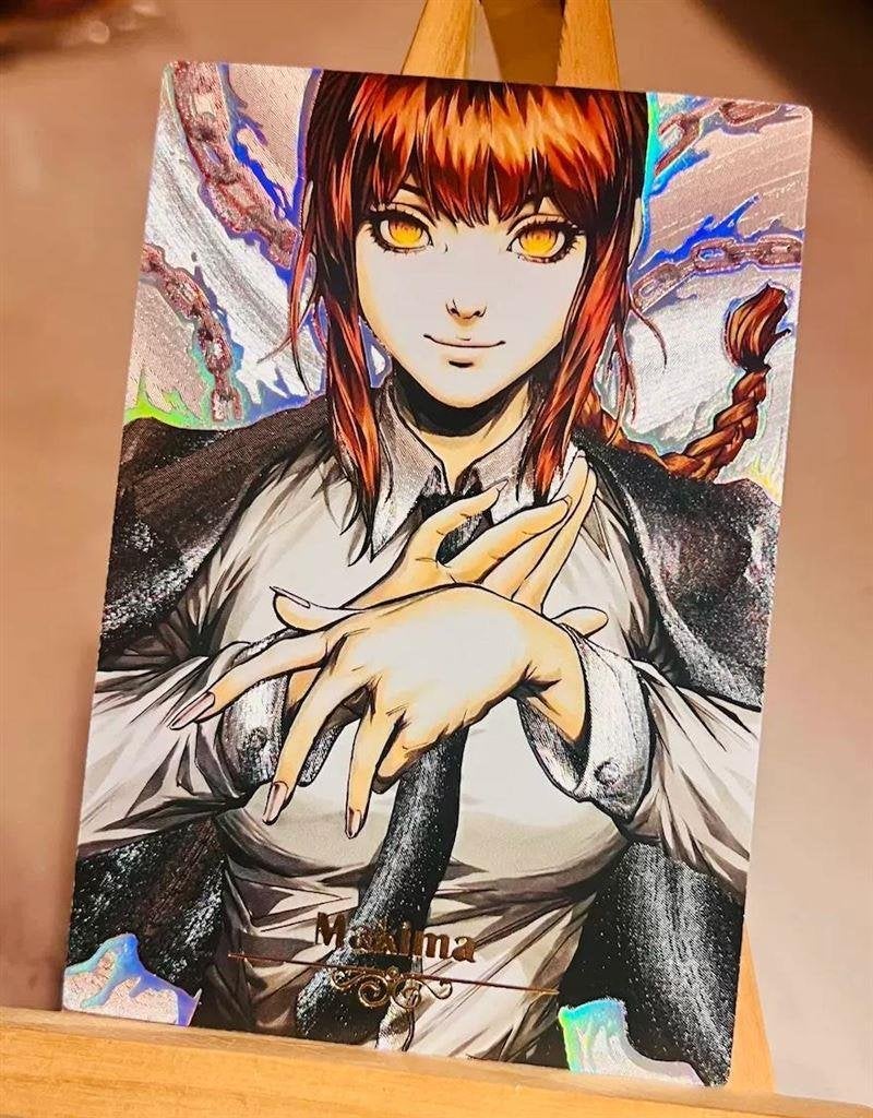Chainsaw Man makima Manga Holo Trading Card, Verzenden, Kuifje, Nieuw, Beeldje of Figuurtje
