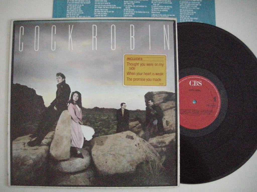 Cock Robin 'Cock Robin' - LP vinyl zgan, Cd's en Dvd's, Vinyl | Pop, Ophalen, Zo goed als nieuw, 12 inch