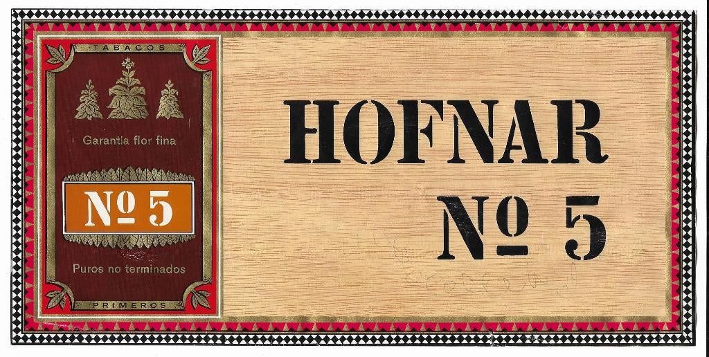 A9 Kistetiket Hofnar No 5, Verzenden, Gebruikt, Sigarenbandjes