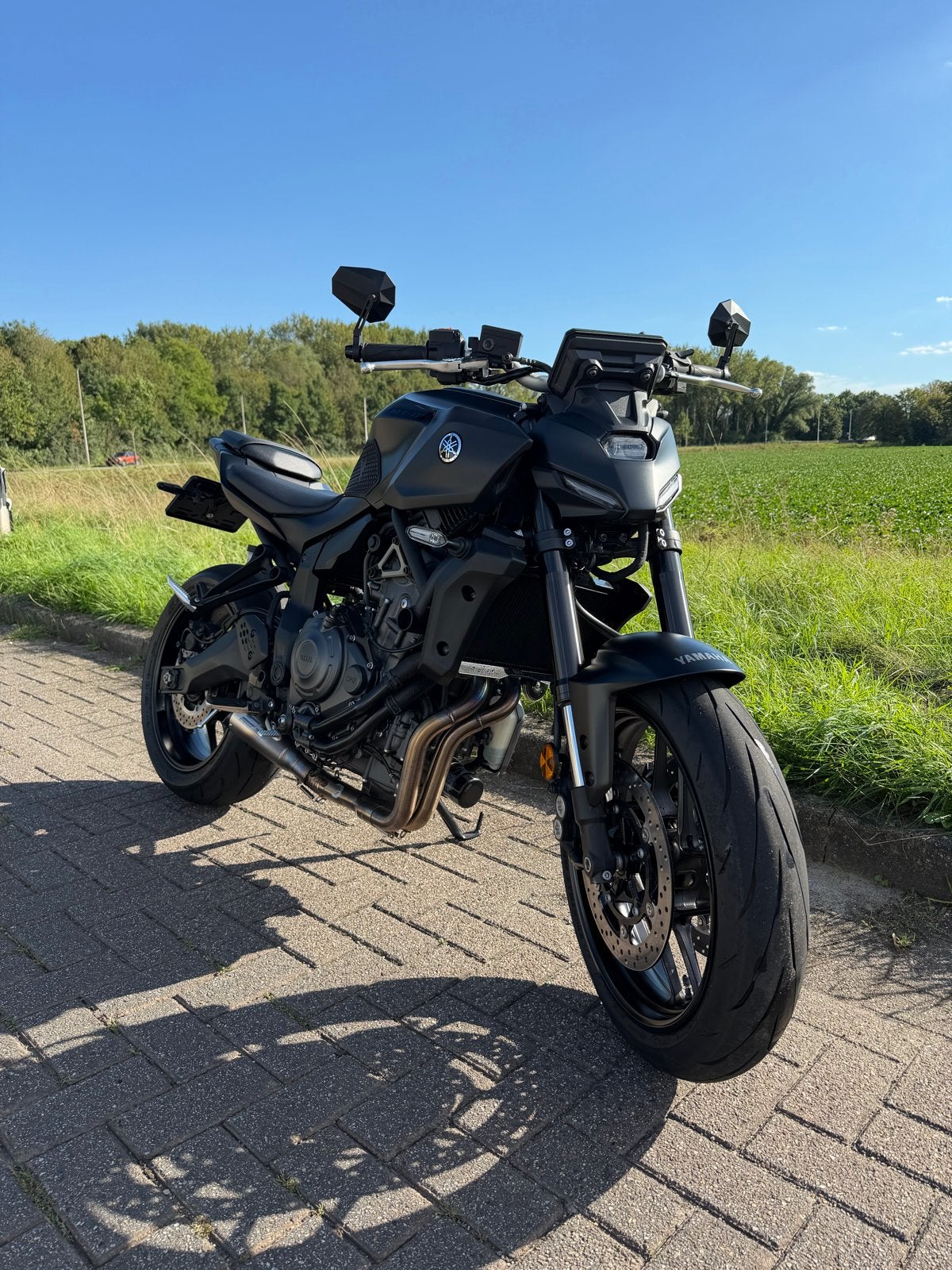 Yamaha MT-07 2025 met Sc Project S1+ Quick shifter -A2, Motoren, 700 cc, 2 cilinders, Gebruikt, Particulier