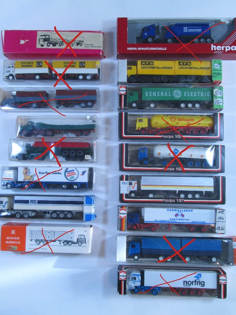 Volvo Herpa - Wiking - Albedo - F10 / F12 - N10, Ophalen of Verzenden, Nieuw, Bus of Vrachtwagen, Overige merken