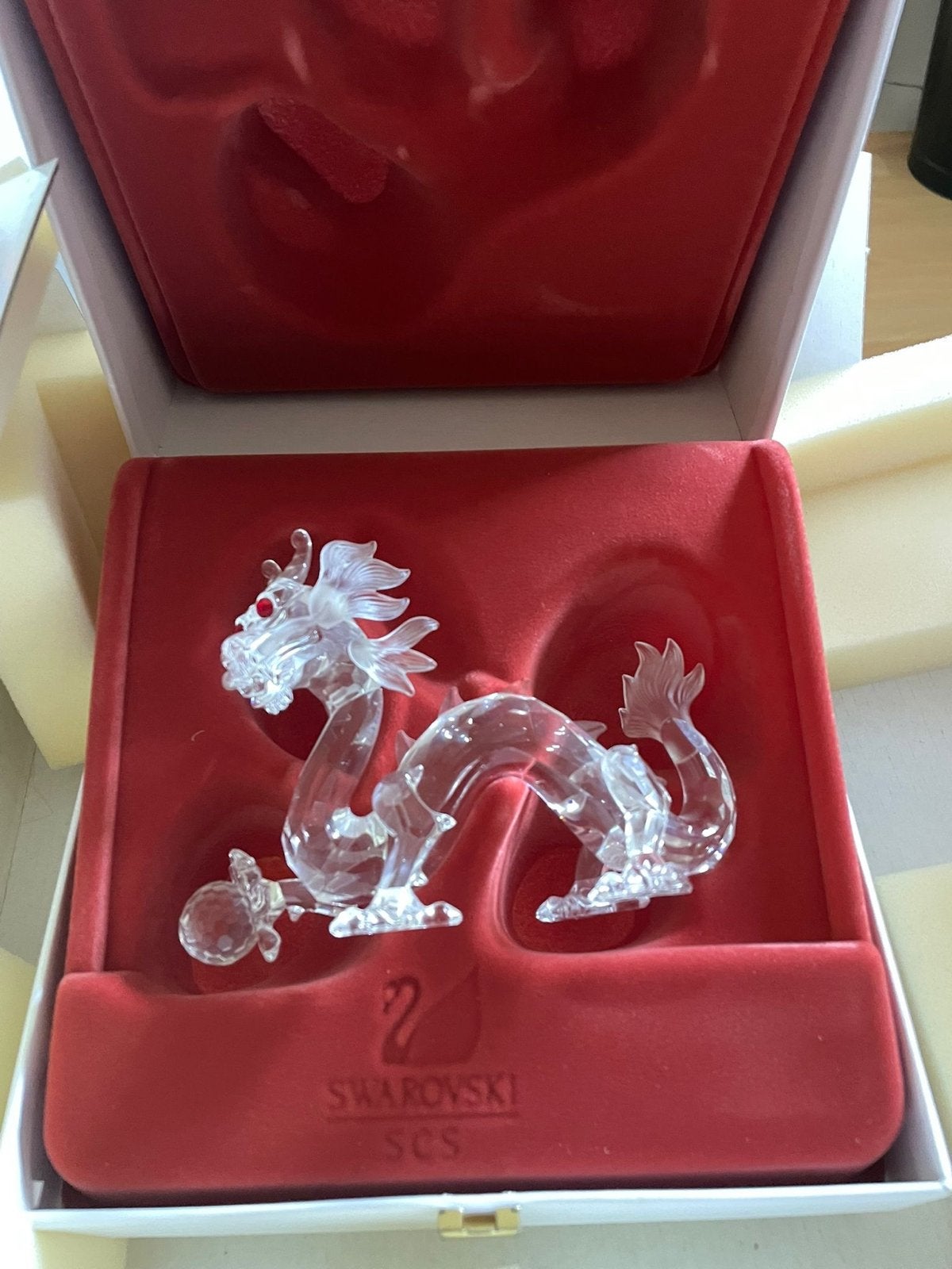 Swarovski Draak SCS Jaarlijkse Editie, Verzamelen, Swarovski, Ophalen of Verzenden, Zo goed als nieuw, Figuurtje