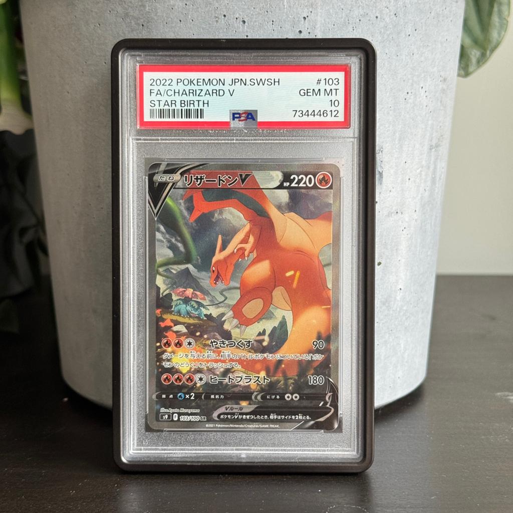 Charizard V 103 japanese Pokemon psa graded 10, Ophalen, Zo goed als nieuw