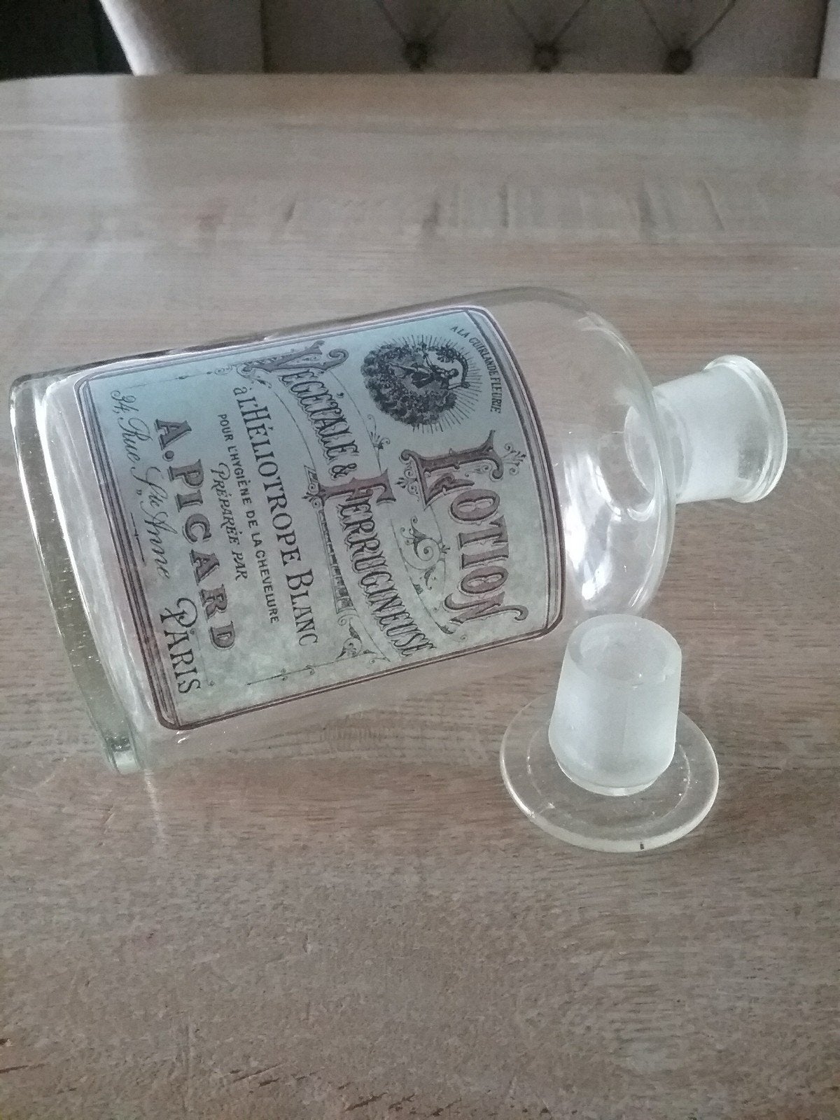 ANTIEKE FRANSE LOTION STOPFLES..., Verzamelen, Parfumverzamelingen, Ophalen of Verzenden, Gebruikt, Parfumfles