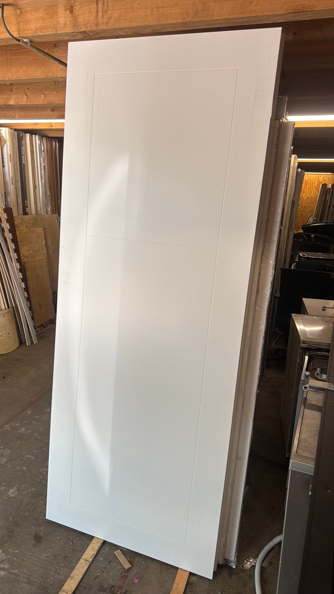 Opdekdeur freeslijnen 88x231.5 cm rechtshangend nr 415, Doe-het-zelf en Verbouw, Deuren en Horren, Ophalen, 80 tot 100 cm, 215 cm of meer