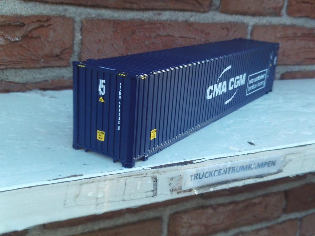 Tekno  Container  van  C.M.A.  C.G.M., Hobby en Vrije tijd, Modelauto's | 1:50, Ophalen of Verzenden, Nieuw, Bus of Vrachtwagen