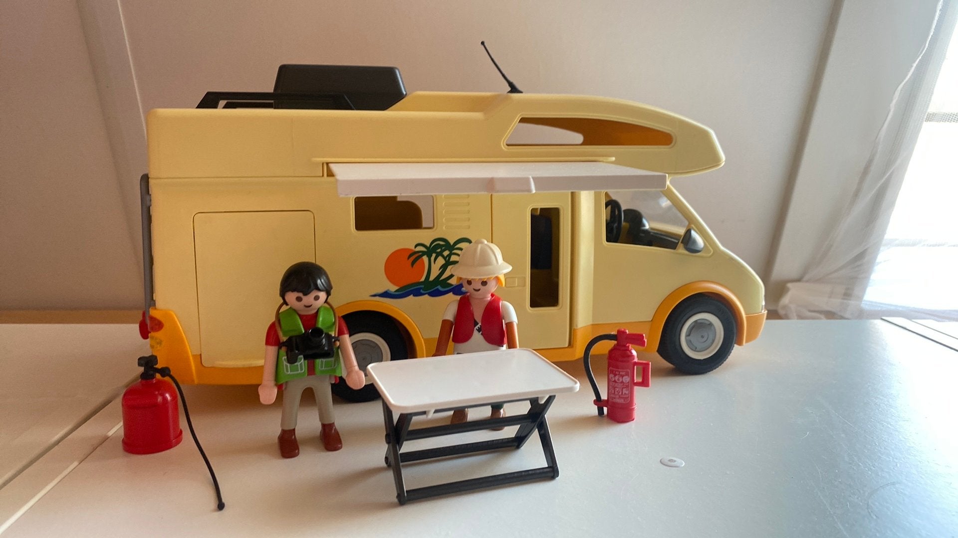 Playmobil camper nummer 3574, Gebruikt, Complete set, Voertuig, Ophalen of Verzenden