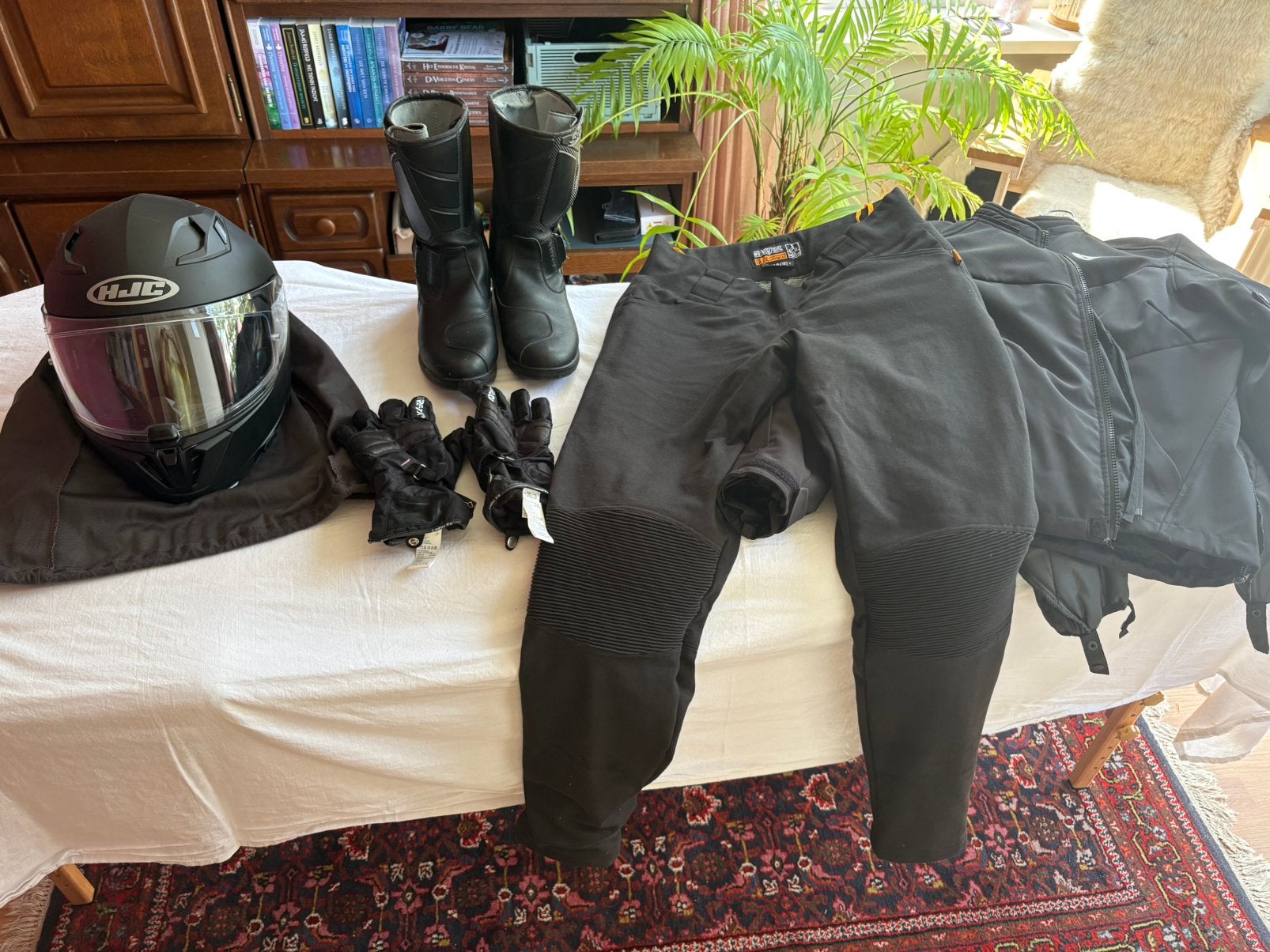 Complete dames motoroutfit REV’IT! / MotoGirl / HJC / Forma, Ophalen of Verzenden, Tweedehands, Dames, Combipak