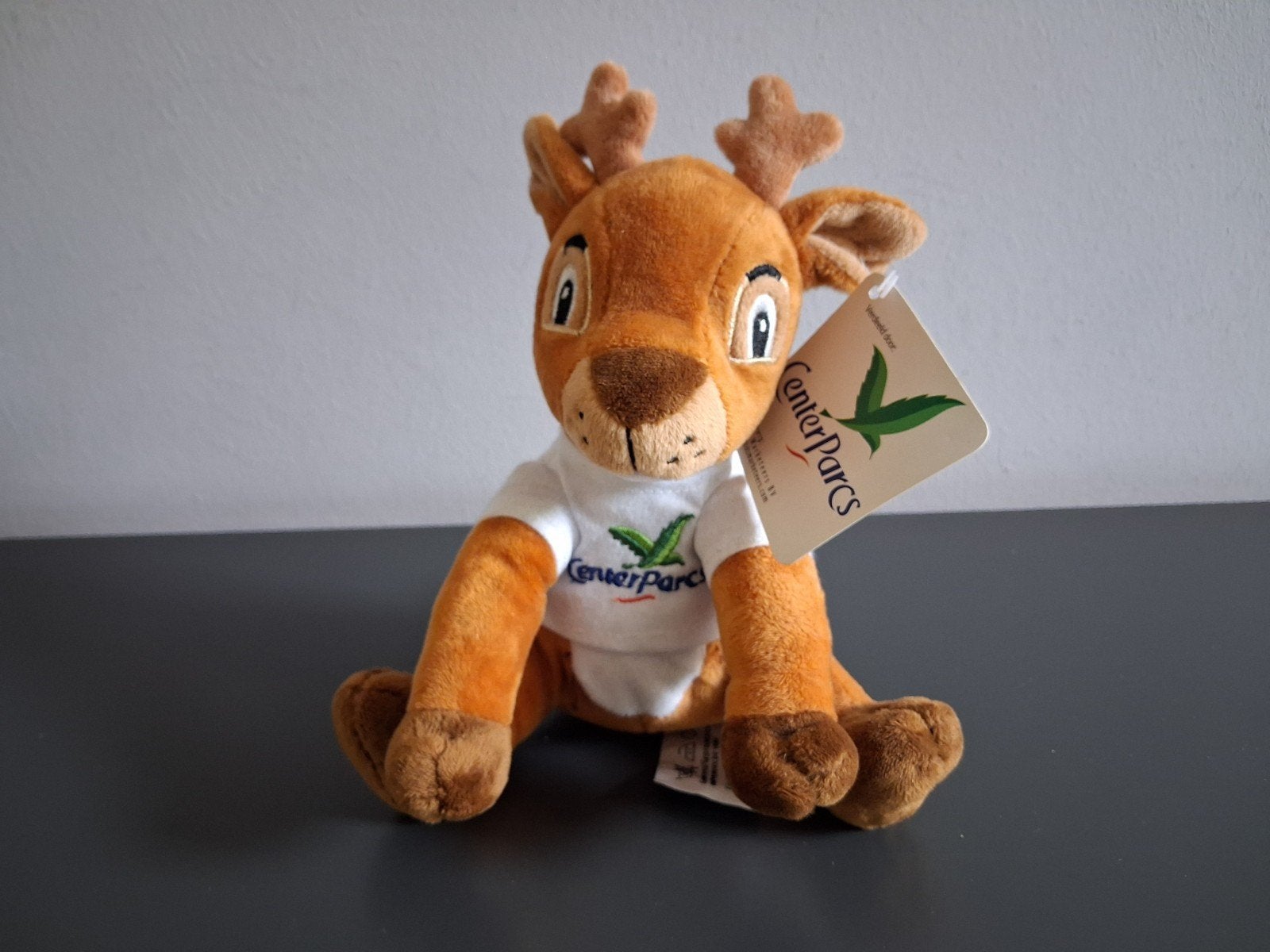 Center Parcs Hert Knuffel - Nieuw met label knuffeltje, Overige merken, Overige karakters, Overige typen, Nieuw