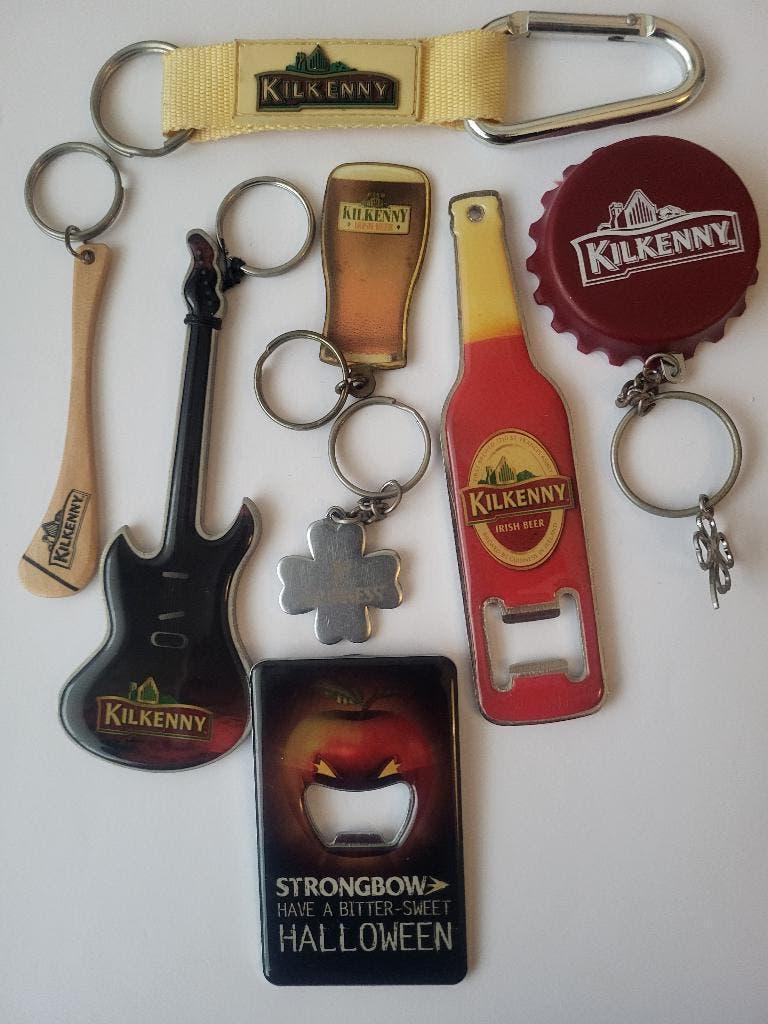KILKENNY BEER & STRONGBOW - X - DIV. ARTIKELEN 8 STUKS., Ophalen, Nieuw, Flesopener, Overige merken