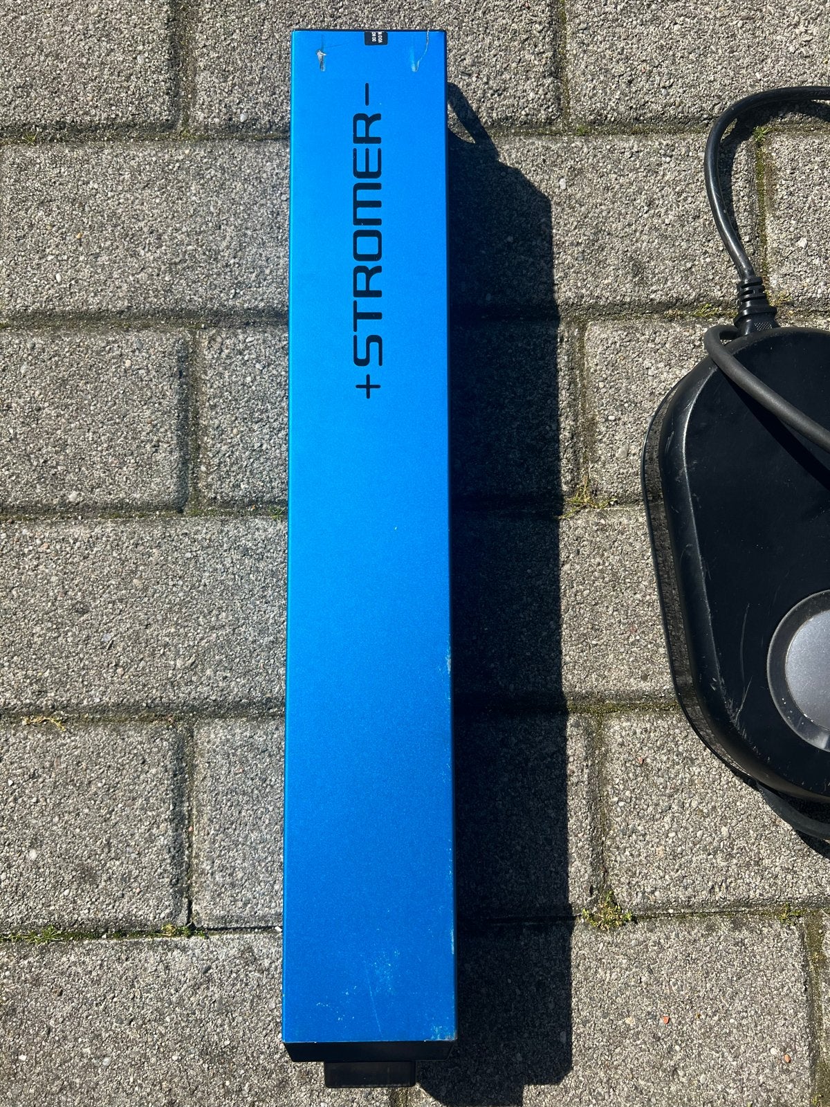 Stromer ST2 accu (blauw) 983 Wh met lader (82% capaciteit), Ophalen, Gebruikt