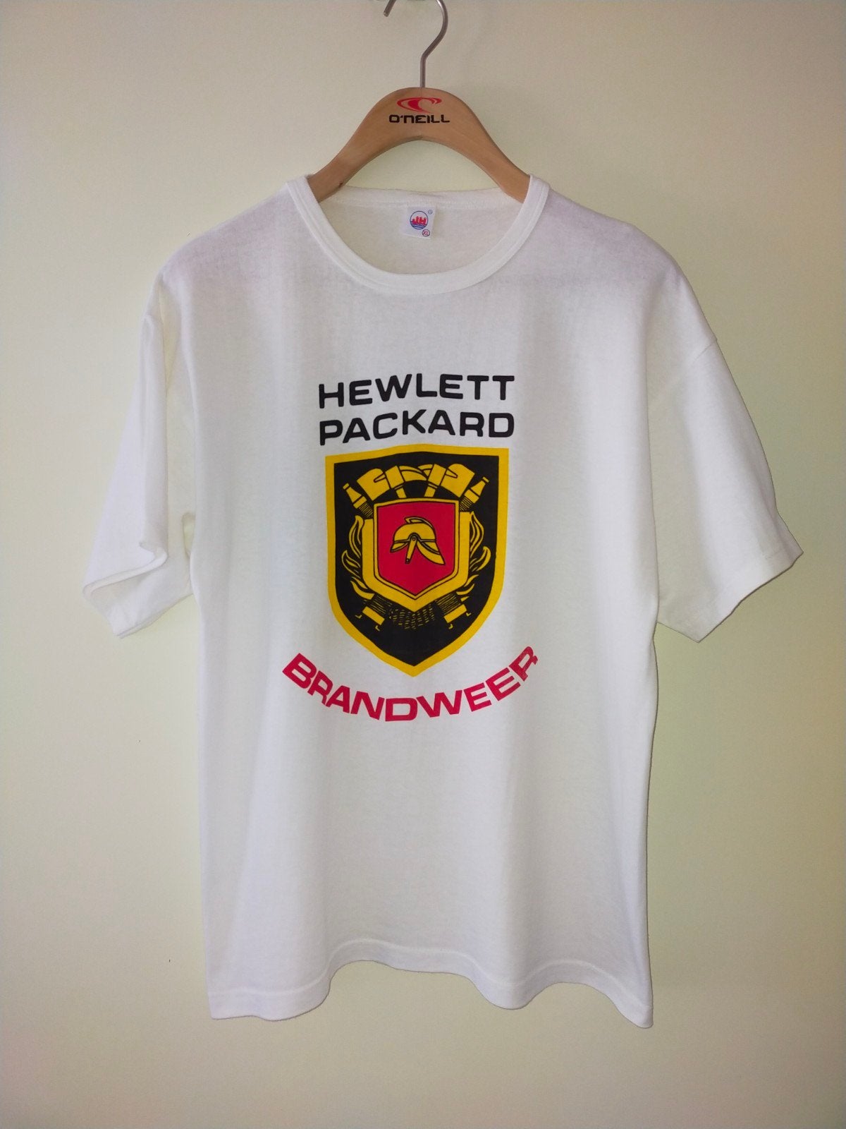 Hewlett Packard Brandweer T-shirt - Maat XL, Ophalen, Wit, Gedragen, Maat 56/58 (XL)