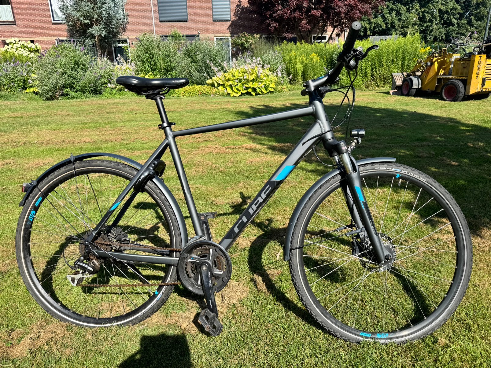 Prachtige Cube Nature HPA, frame 60cm, 24 versnellingen, 28 inch, Vering, Zo goed als nieuw, 57 tot 61 cm