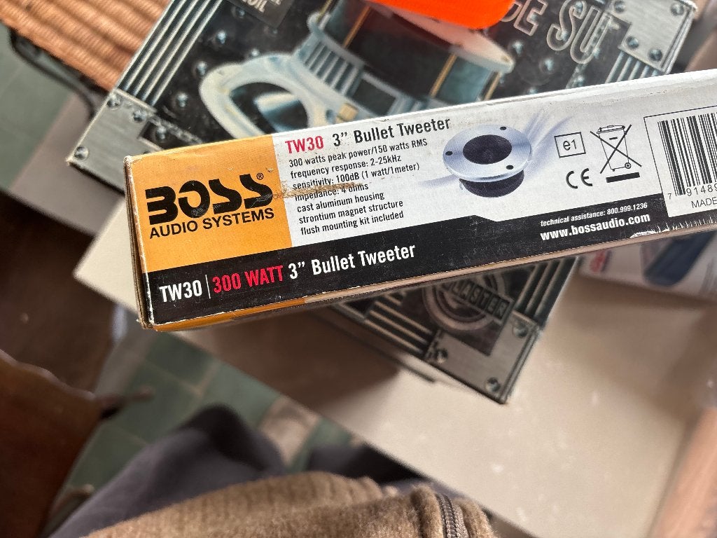 Boss Audio Systems TW30 bullet tweeters paar  CS26941, Ophalen of Verzenden, Zo goed als nieuw