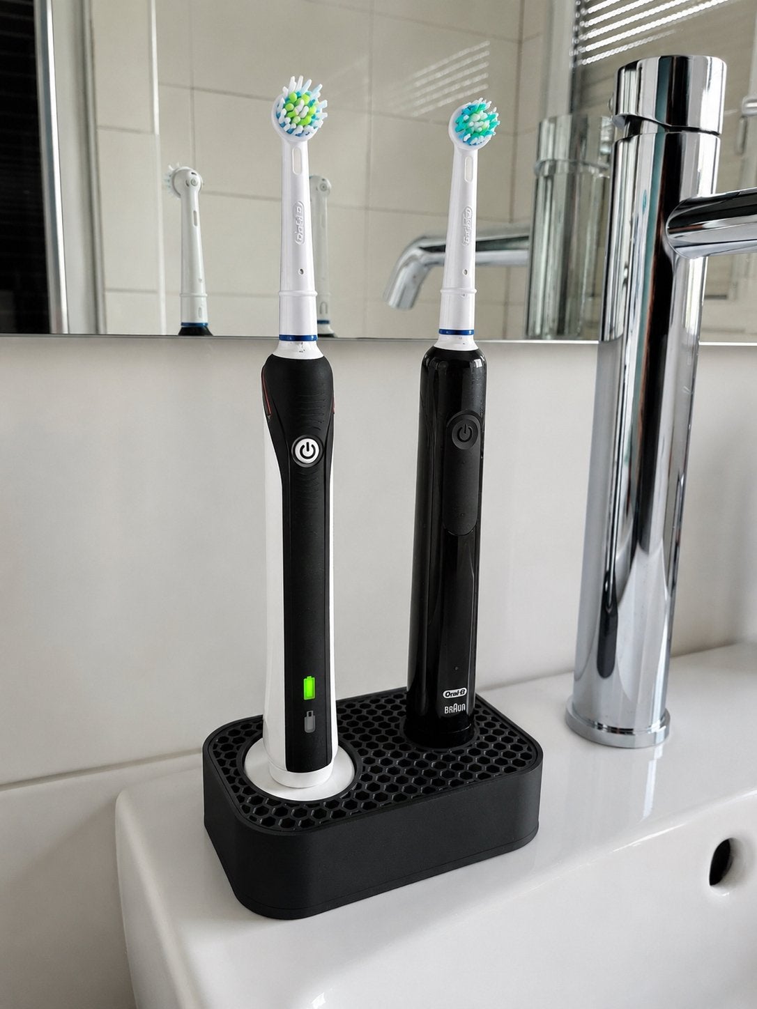 Oral B Standaard met voor Twee Tandenborstels, Ophalen of Verzenden, Nieuw, Mondverzorging