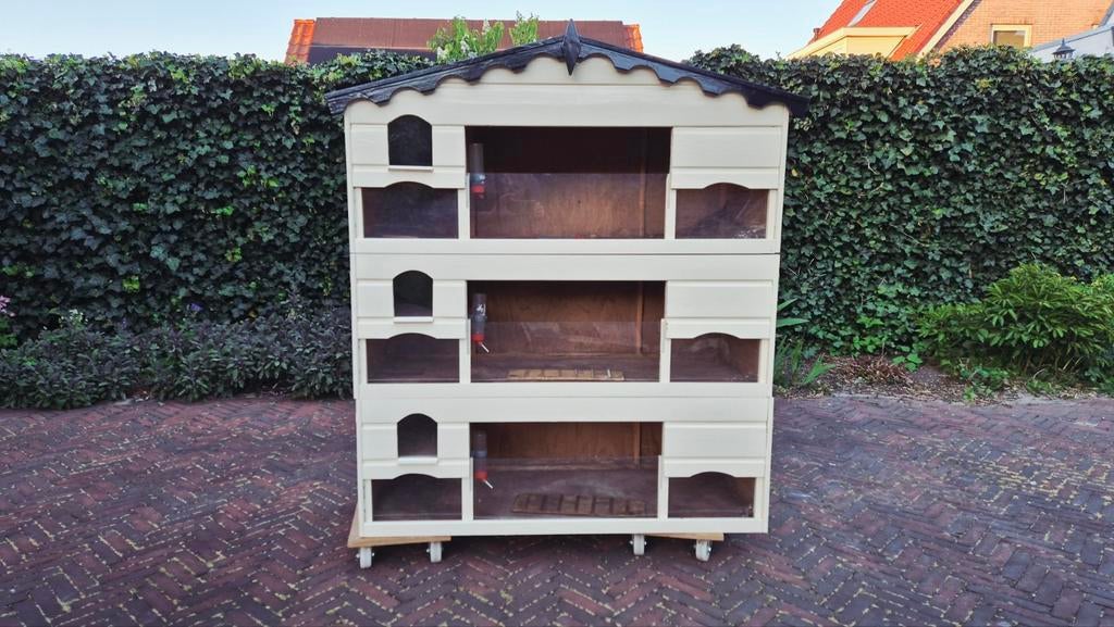 Cavia of hamsterflat, Dieren en Toebehoren, Knaagdieren en Konijnen | Hokken en Kooien, Ophalen, Konijn, 90 cm of meer, Hok