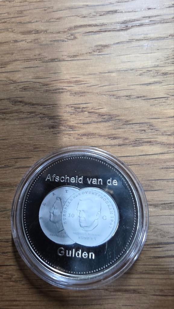 Afscheid van de Gulden - Herdenkingsmunt, Ophalen of Verzenden, Koningin Beatrix, Overige waardes, Losse munt