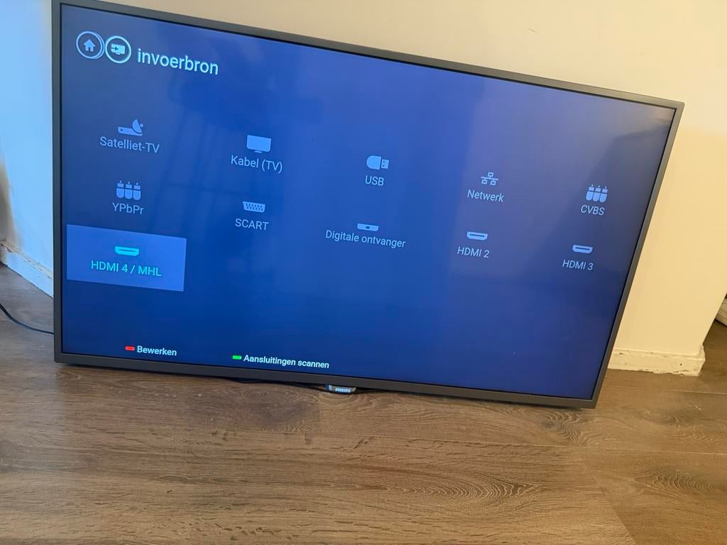 Ultraslanke 4K Smart LED-TV  Philips, Philips, 50 Hz, Ophalen of Verzenden, Zo goed als nieuw