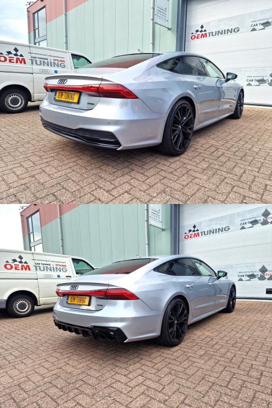 Diffuser A7/S7 S‑Style 18‑23 S‑Line Hoogglans Zwart, Ophalen of Verzenden