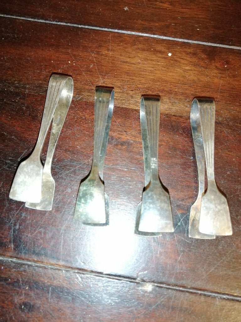 DE verzilverde klontjes tang, 4st. Prijs :€5p.st, Ophalen of Verzenden