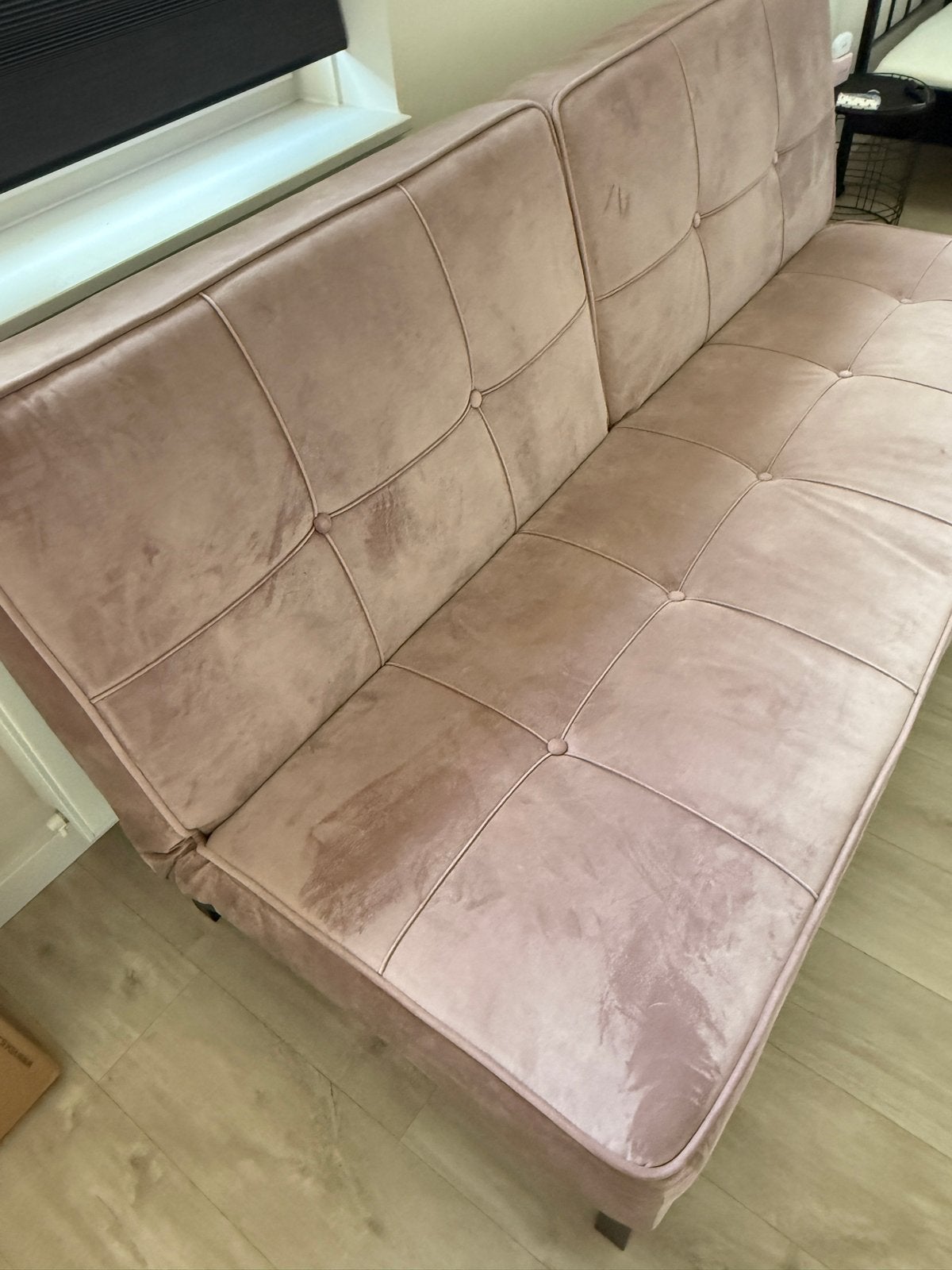 Gratis Roze Slaapbank / Bank, Ophalen, Gebruikt, 150 tot 200 cm, Tweepersoons