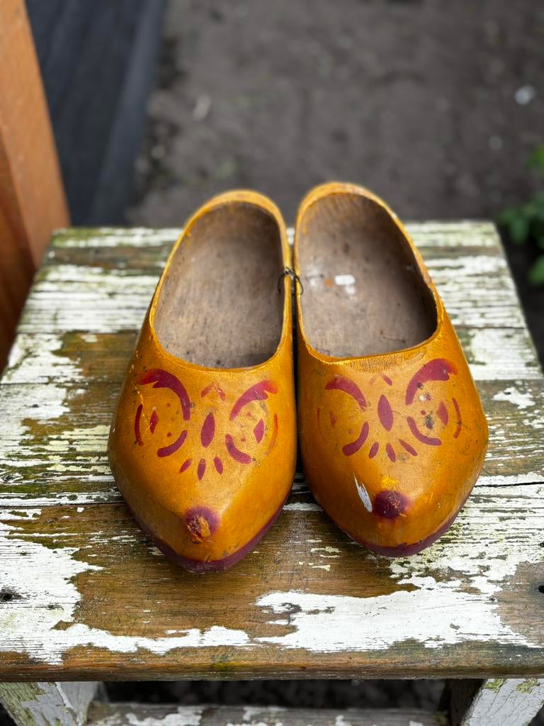 Brocante klompen, Ophalen of Verzenden