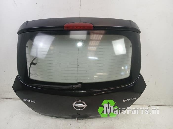 Achterklep van een Opel Corsa