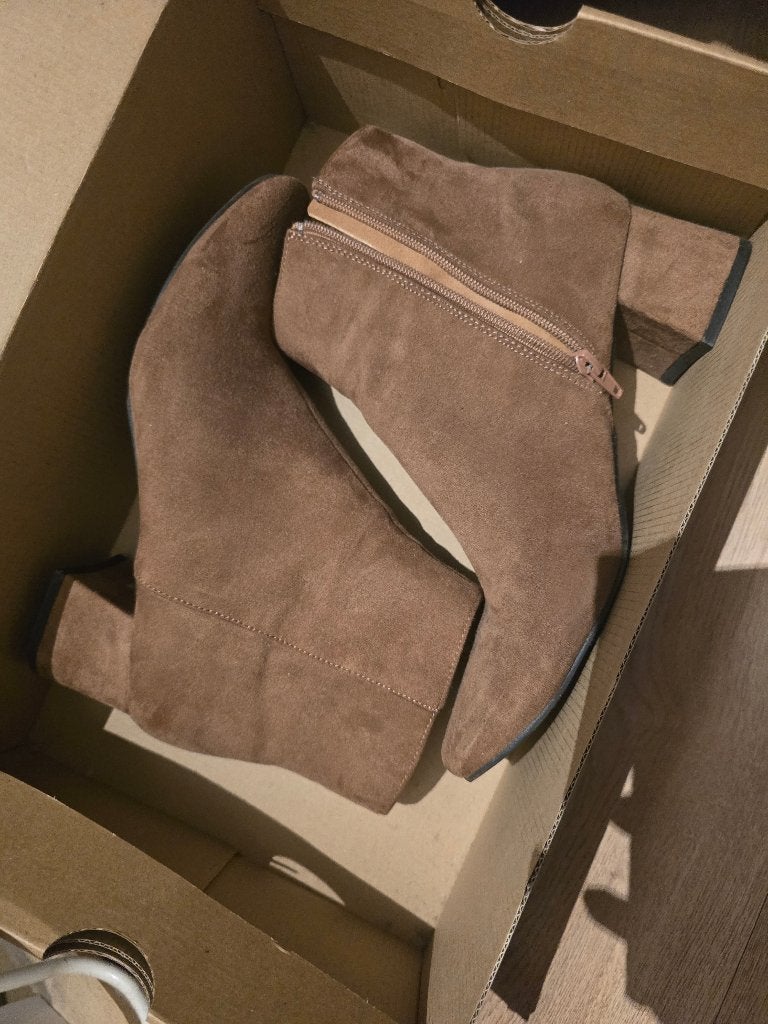 Ankle boots, Beige, Lage of Enkellaarzen, Ophalen of Verzenden, Onbekend
