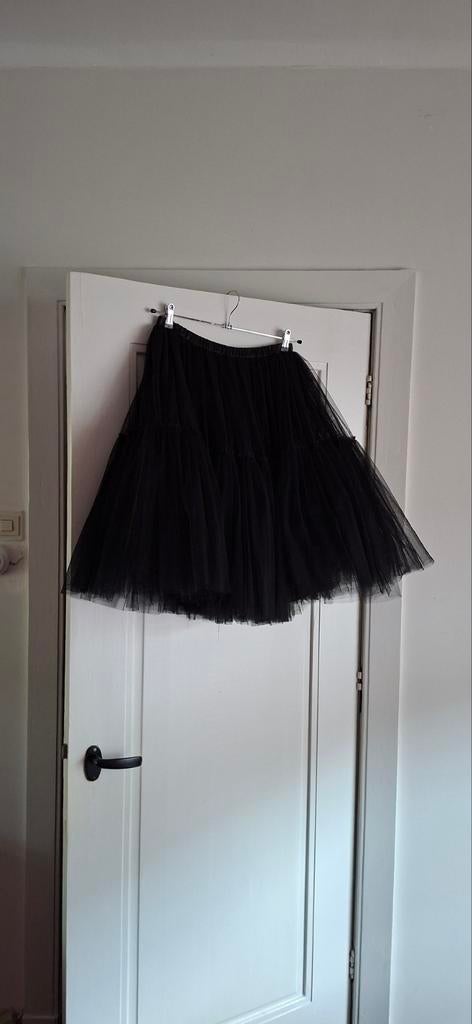 GLAMOROUS tule petticoat zwart.  Nieuw., Kleding | Dames, Rokken, Ophalen of Verzenden