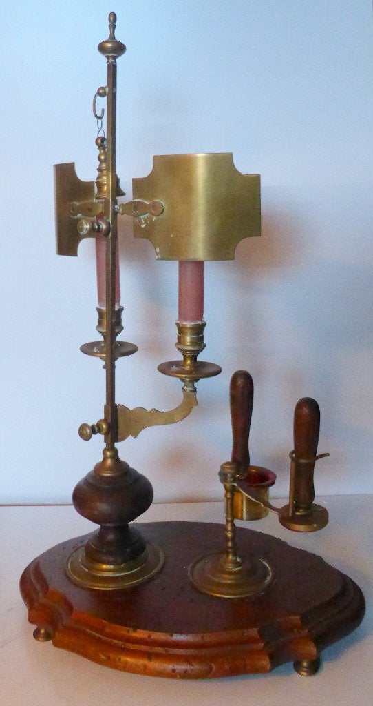 Zeldzame antiek bureau lakzegel standaard adelijke fam, incl, Antiek en Kunst, Verzenden