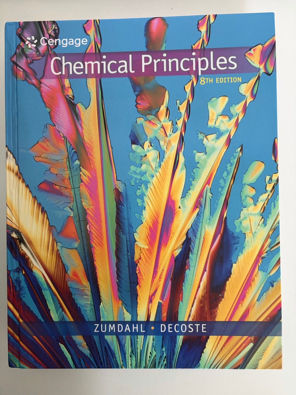 Chemical Principles 8th Edition - Zumdahl DeCoste, Boeken, Ophalen of Verzenden, Beta, Zo goed als nieuw, WO