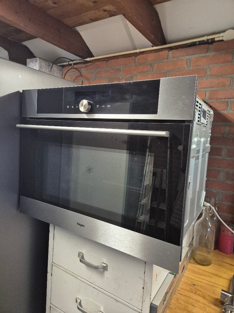 Inbouw Pelgrim oven magnetron, Ophalen, 45 tot 50 cm, Pelgrim, Inbouw