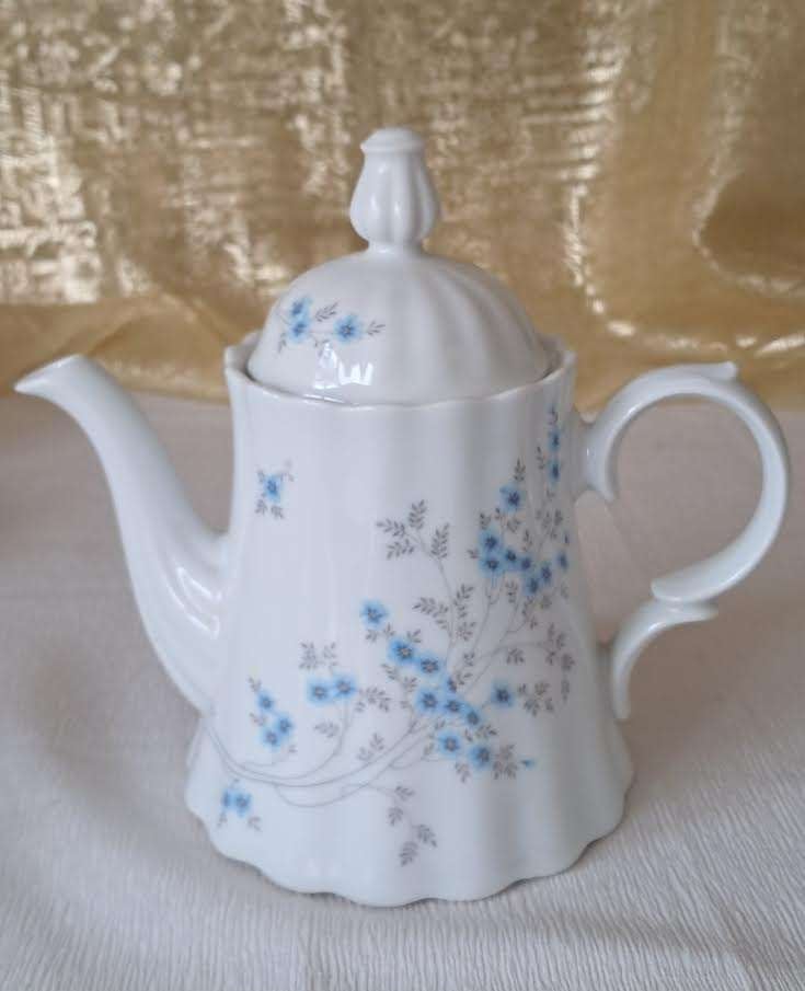 Porseleinen theepot Retsch & Co, Wunsiedel, Beieren bloemen, Antiek en Kunst, Ophalen of Verzenden