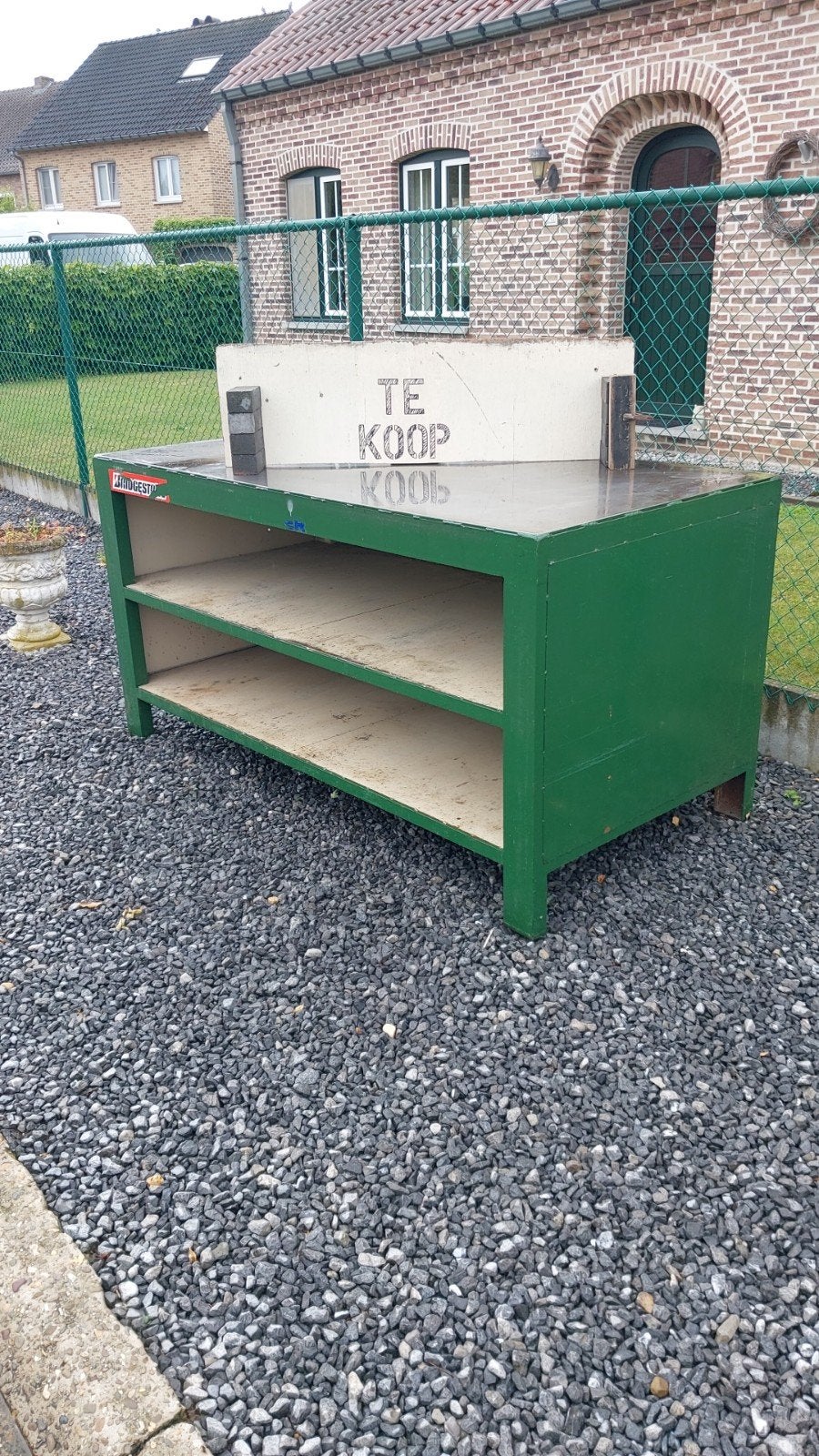 Werkbank/zware lastafel, geschatte gewicht 300kg, Ophalen