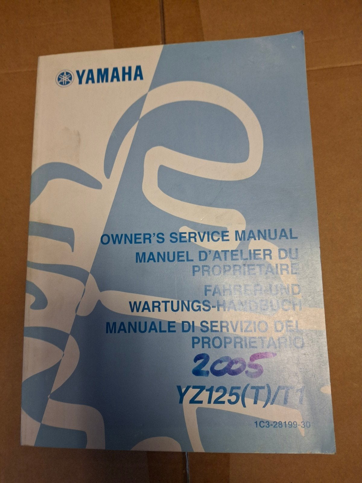 Yamaha YZ125(T)/T1 Owner's Service Manual 2005, Ophalen of Verzenden