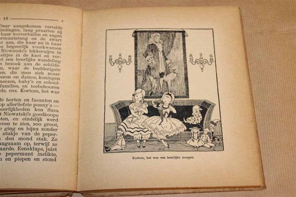 Tooversprookjes — Vintage Boek — Prenten Jan Wiegman [1922], Ophalen of Verzenden, Gelezen