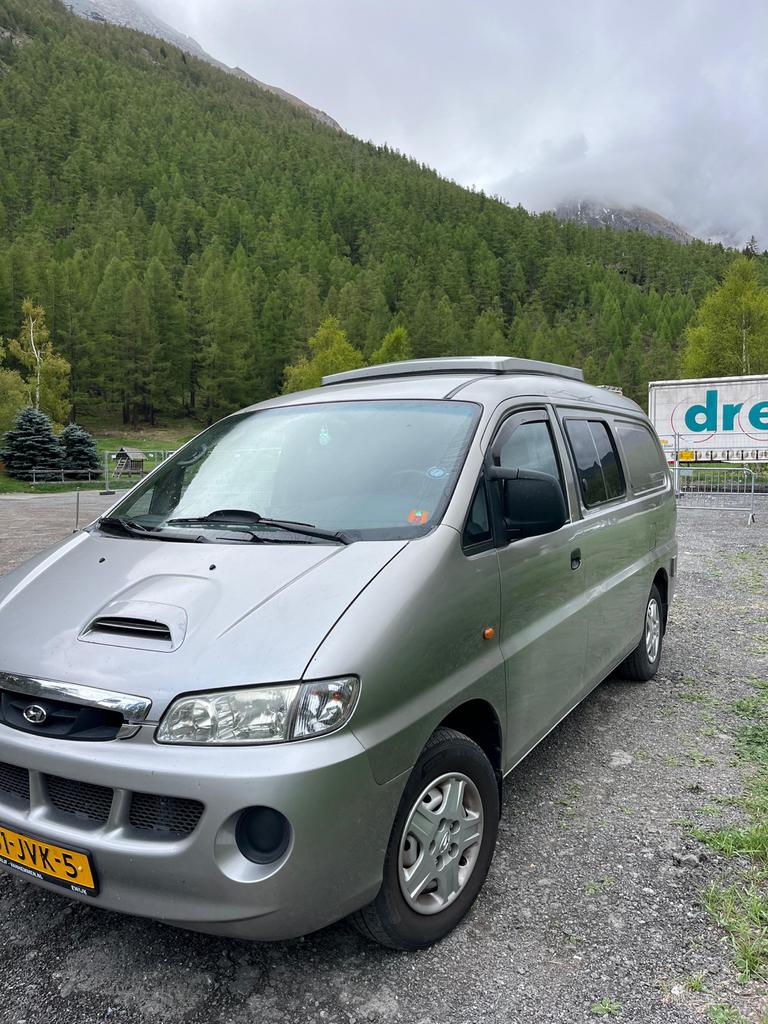 Hyundai H200 Camper, Auto's, Hyundai, Particulier, Diesel, Handgeschakeld, Origineel Nederlands, Zilver of Grijs, Ophalen