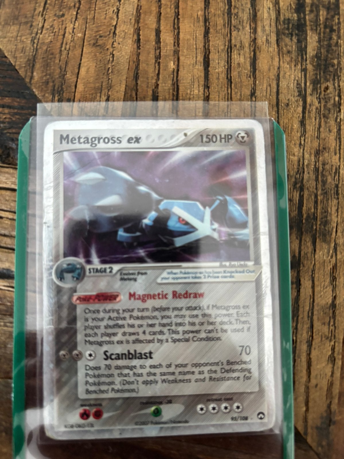 Metagross ex, Hobby en Vrije tijd, Verzamelkaartspellen | Pokémon, Ophalen of Verzenden, Gebruikt