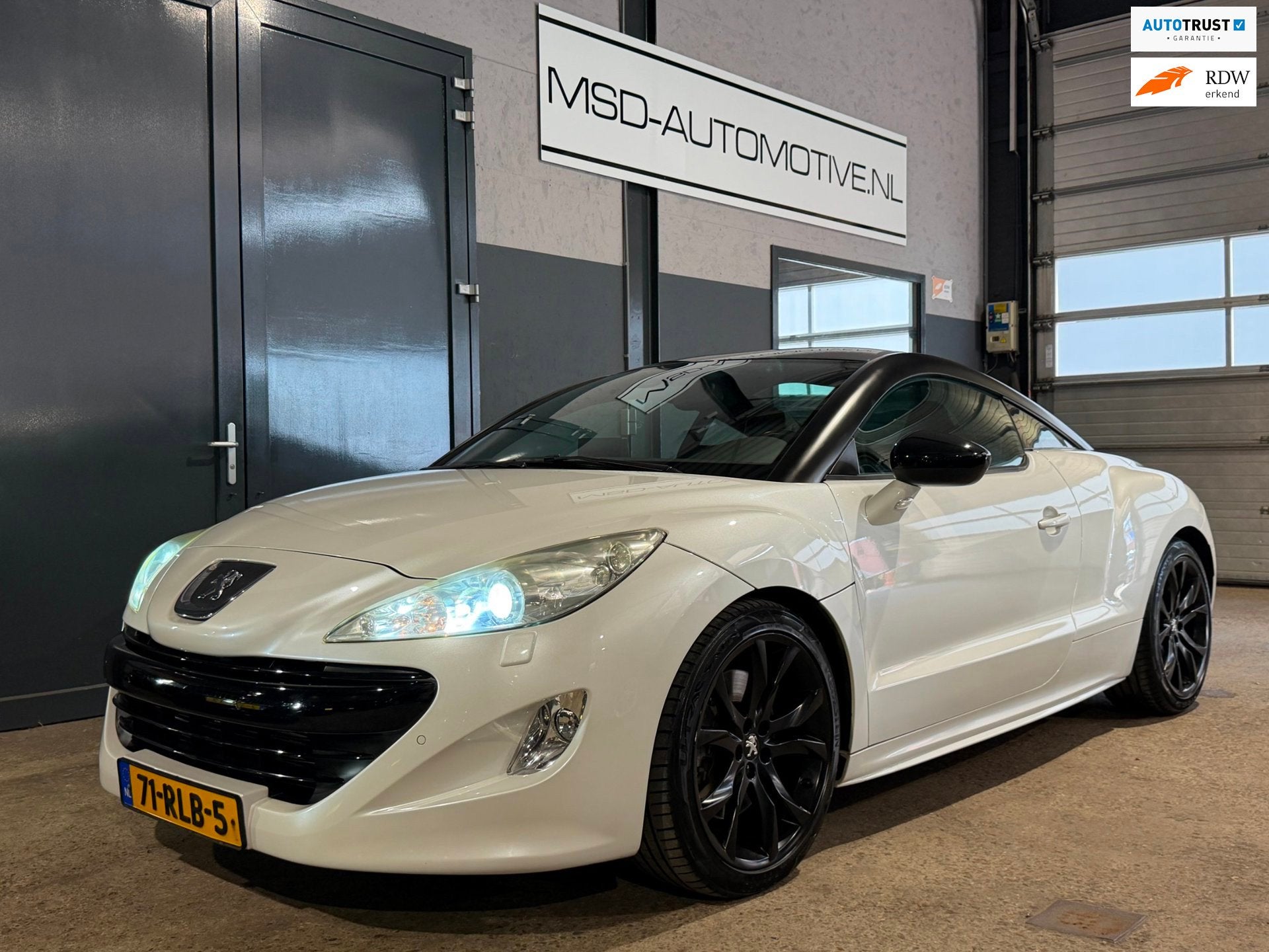 Peugeot RCZ 1.6 THP 200pk ! NL Auto met NAP! Perfect onderho, Auto's, Voorwielaandrijving, Gebruikt, Zwart, 4 cilinders