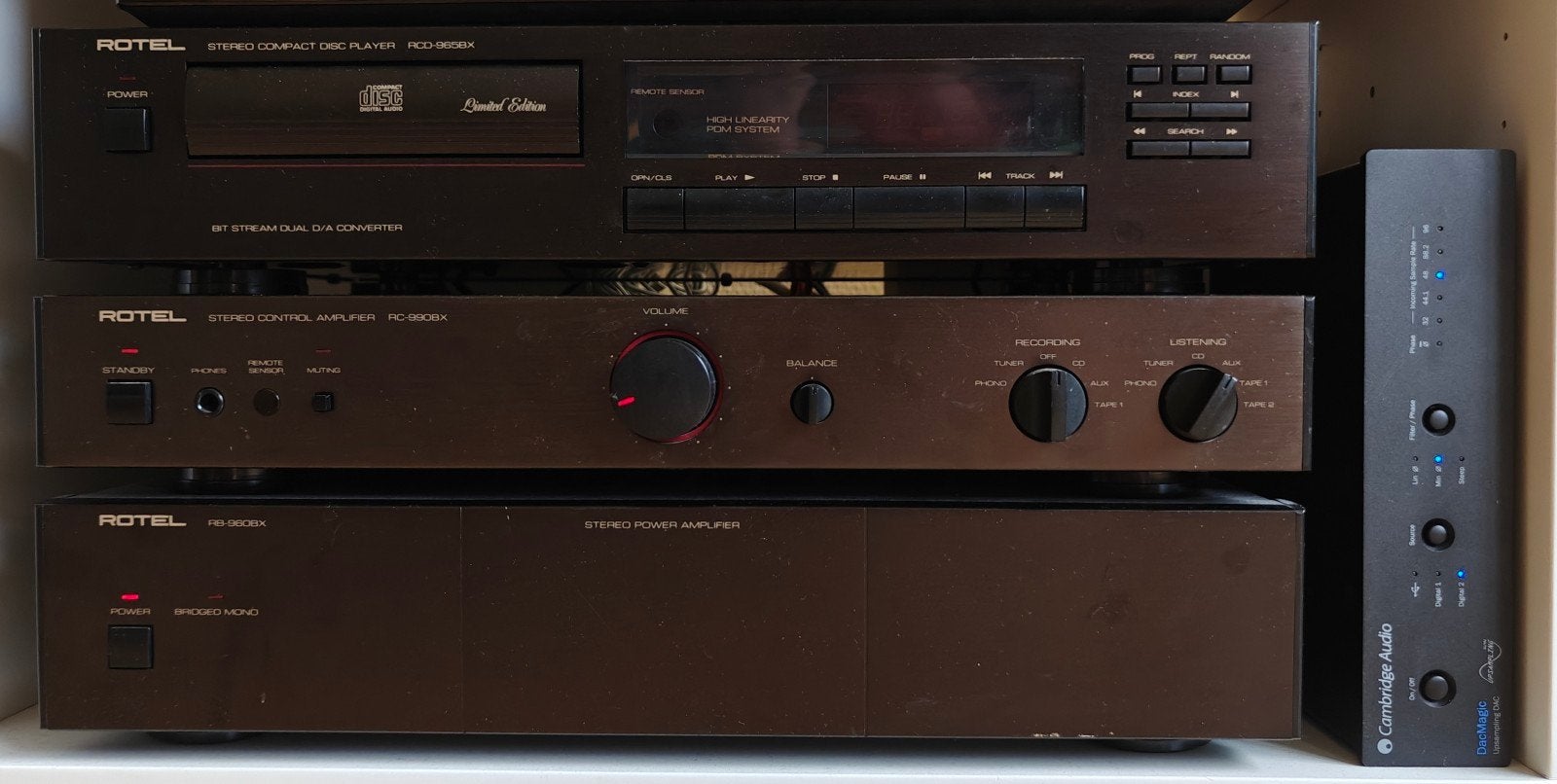 Rotel High-End Stereo Set met CD-speler en optionele DAC, Ophalen, Cd-speler, Overige merken