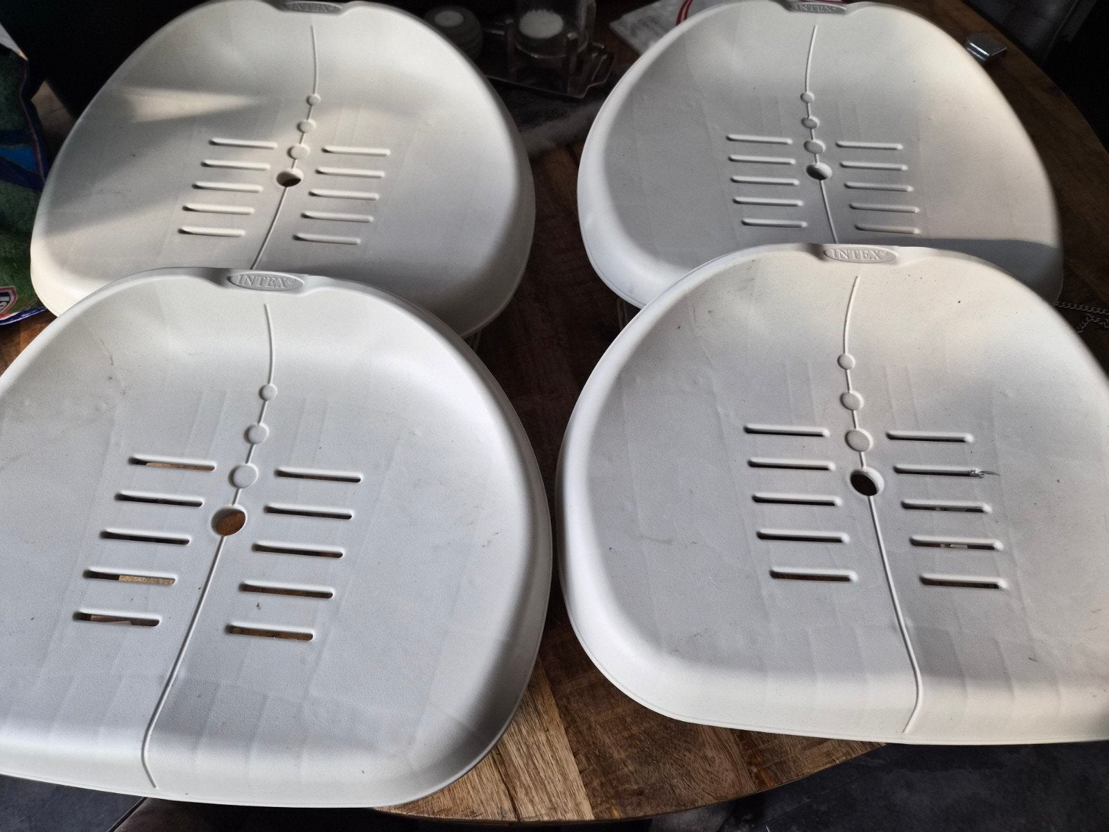 Intex Zwembadstoel - Set van 4, Ophalen of Verzenden, Gebruikt, Overige typen