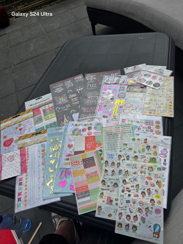 Grote verzameling scrapbook stickers, Hobby en Vrije tijd, Scrapbooking, Ophalen of Verzenden, Nieuw