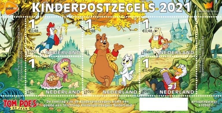 Nederland NVPH nr 3975 postfris Kinderpostzegels 2021, Postzegels en Munten, Postzegels | Nederland, Ophalen of Verzenden, Na 1940