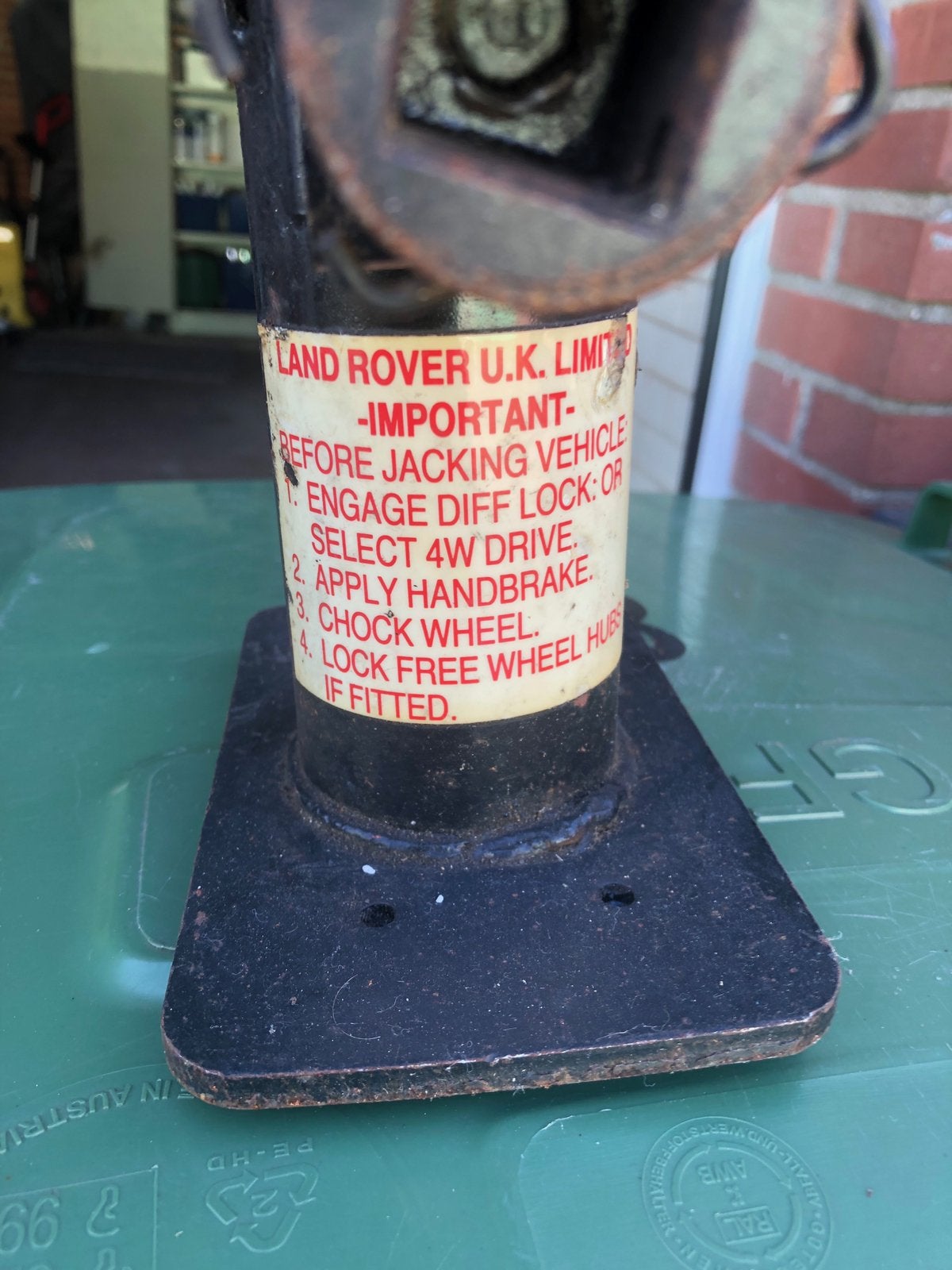 Landrover lightweight krik origineel, Ophalen, Gebruikt, Manueel, Schaarkrik