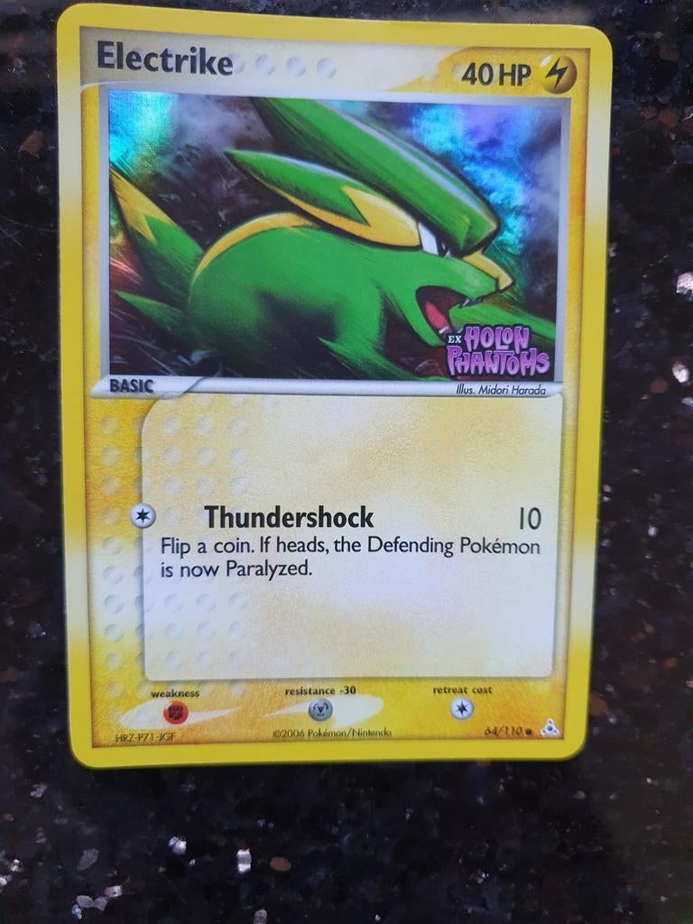 Electrike 64/110 ex holon phantoms holo pokemon kaart, Ophalen of Verzenden, Zo goed als nieuw