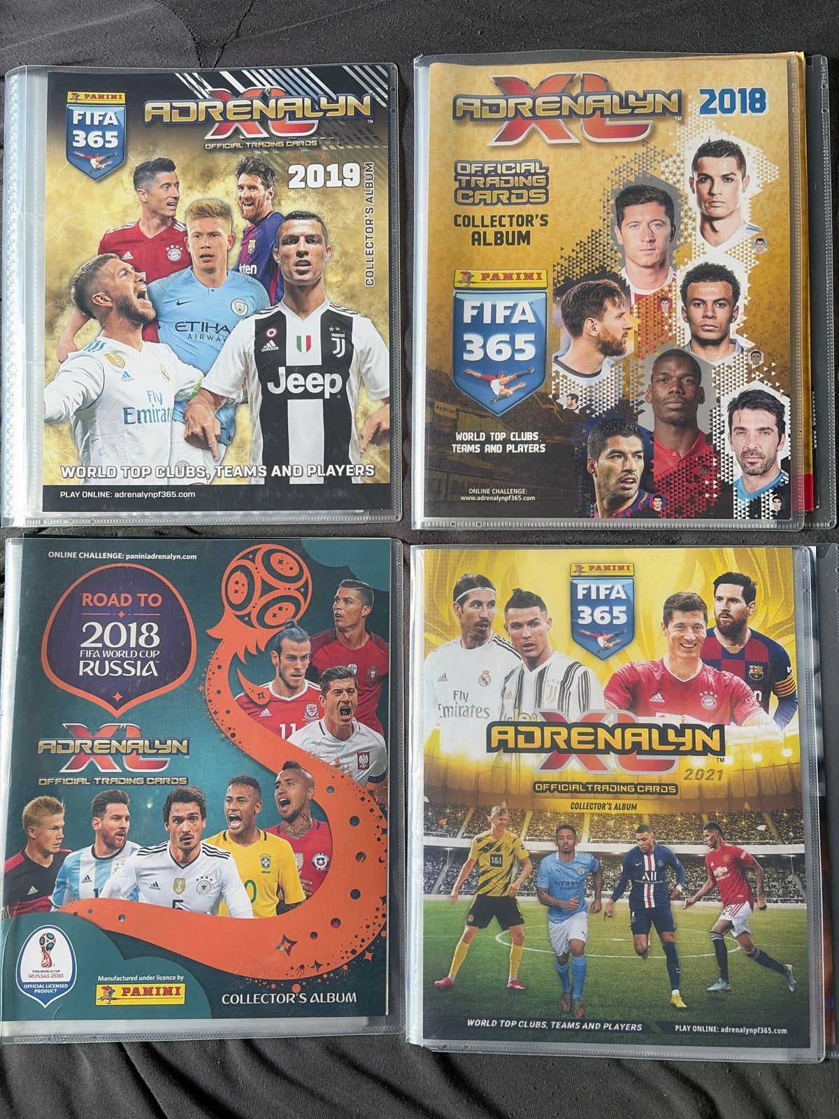 Lege FIFA 365 Adrenalyn XL verzamelalbums (2018, 2019, 2021), Ophalen of Verzenden, Gebruikt, Overige sporten, Boek of Tijdschrift