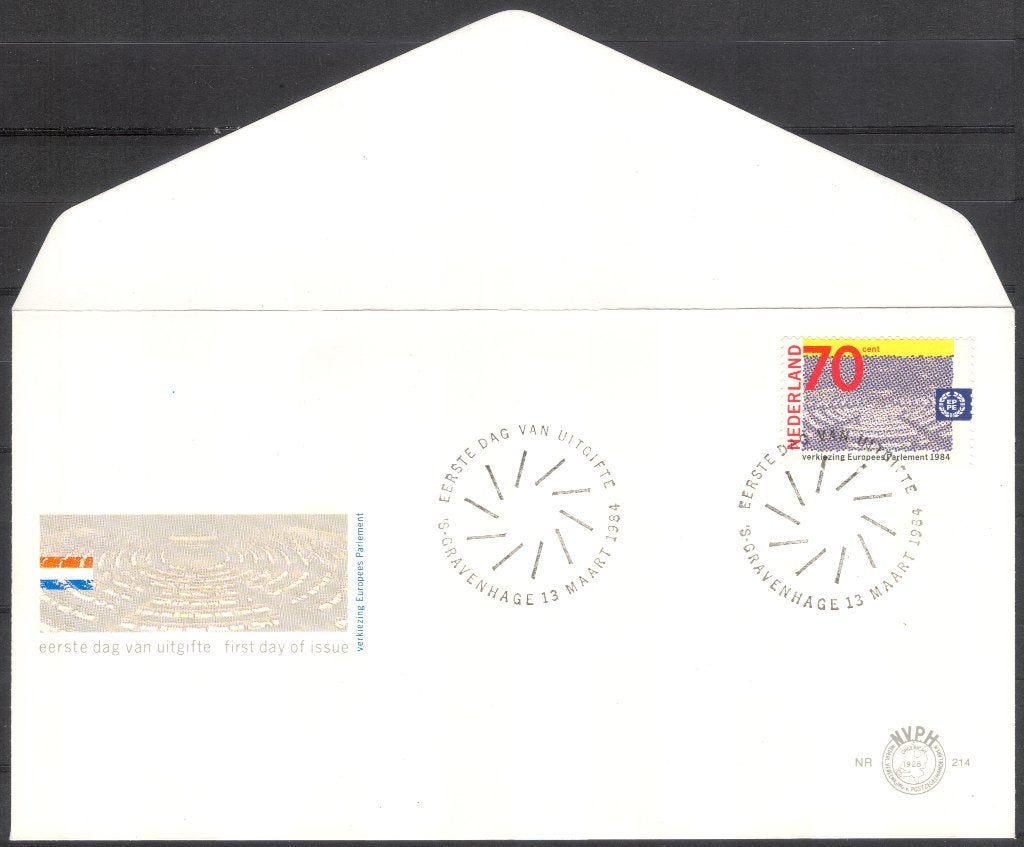 E214 - verkiezing Europees parlement 1984, Verzenden, Onbeschreven, Nederland
