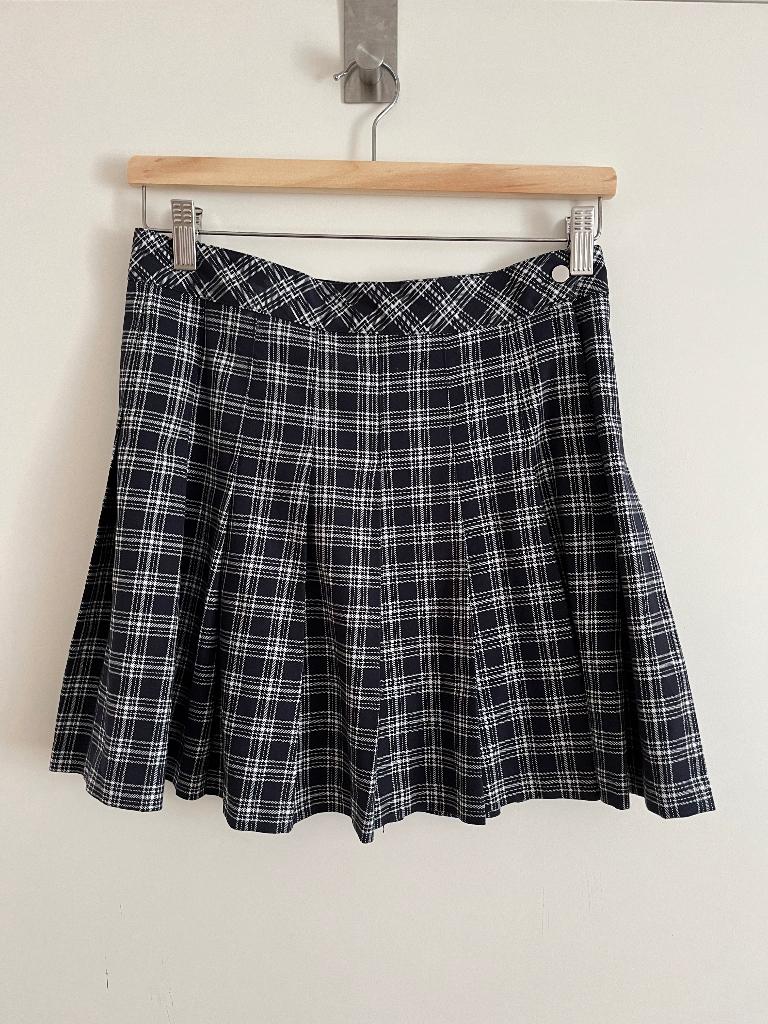H&M Divided - blauw geruite mini rok, Kleding | Dames, Maat 38/40 (M), H&M, Blauw, Ophalen of Verzenden